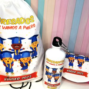 PACK ESTUCHE + BOTELLA DE ALUMINIO + MORRAL IMPERMEABLE 43X33 CMS