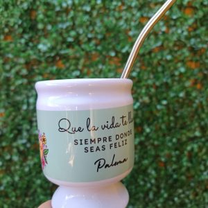 MATERO CON BOMBILLA PERSONALIZADO